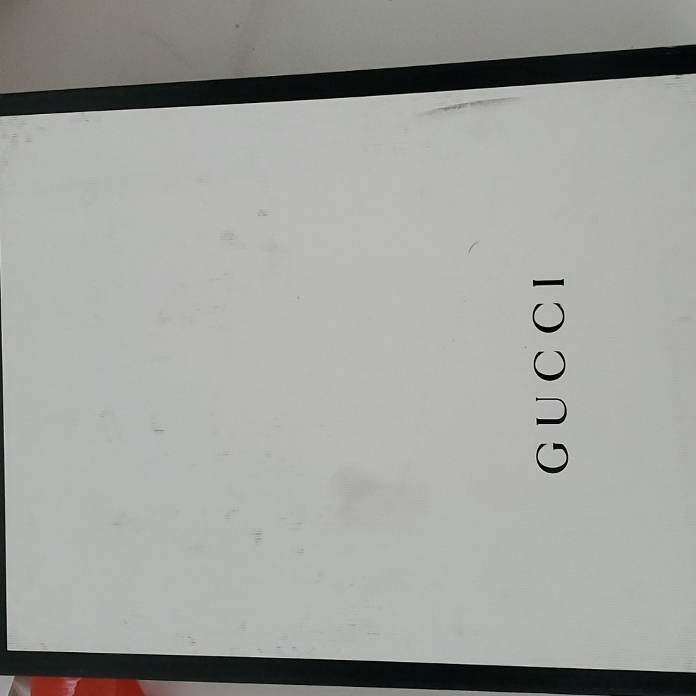 Size 11 red gucci sneaker monogram